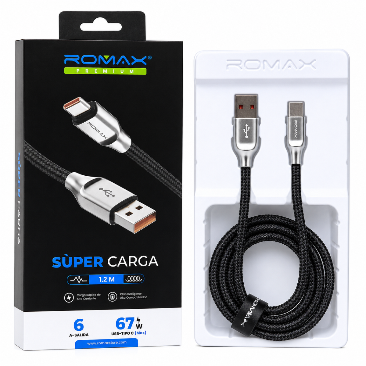 ROMAX TCD0669 CABLE TIPO C